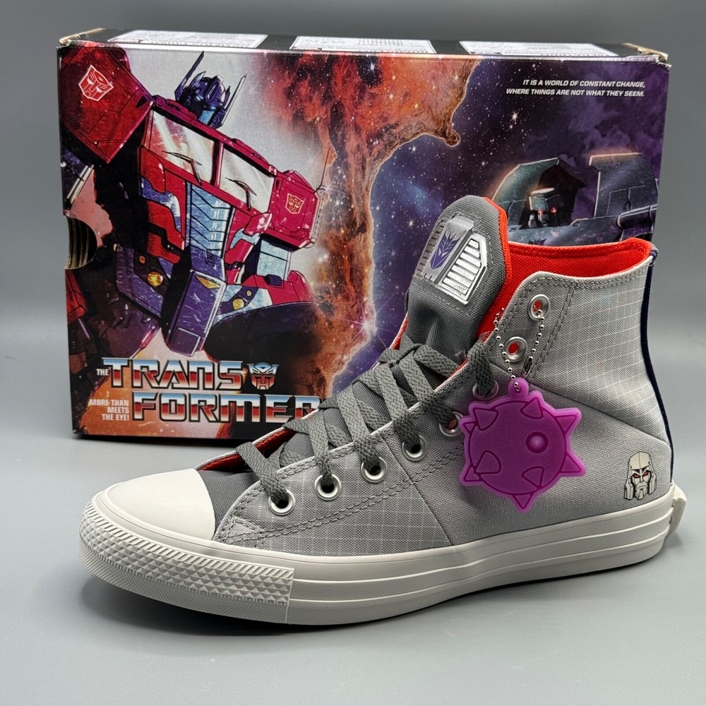Converse Chuck Taylor Men's 7 Sneakers Transformers 40th Decepticons Women's 9